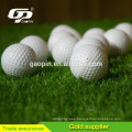 White palstice golf wiffle ball with wholes for training